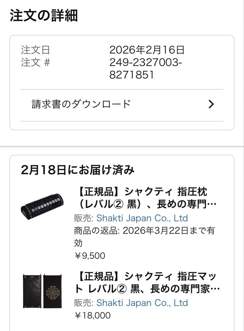 ほぼ未使用 美品 シャクティマット 枕 ブラック オリジナル レベル2