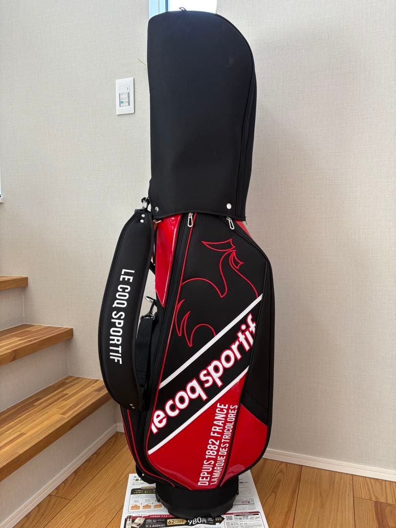 le coq sportif ルコックスポルティフ キャディバッグ ゴルフバッグ