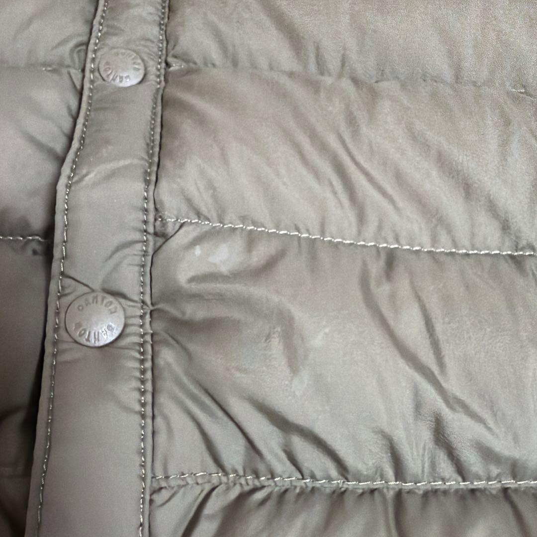 DANTON インナーダウンベスト カーキ　S #DT-A0026 NNF