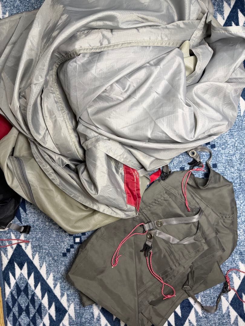 MSR 山岳用テント グレー/レッド