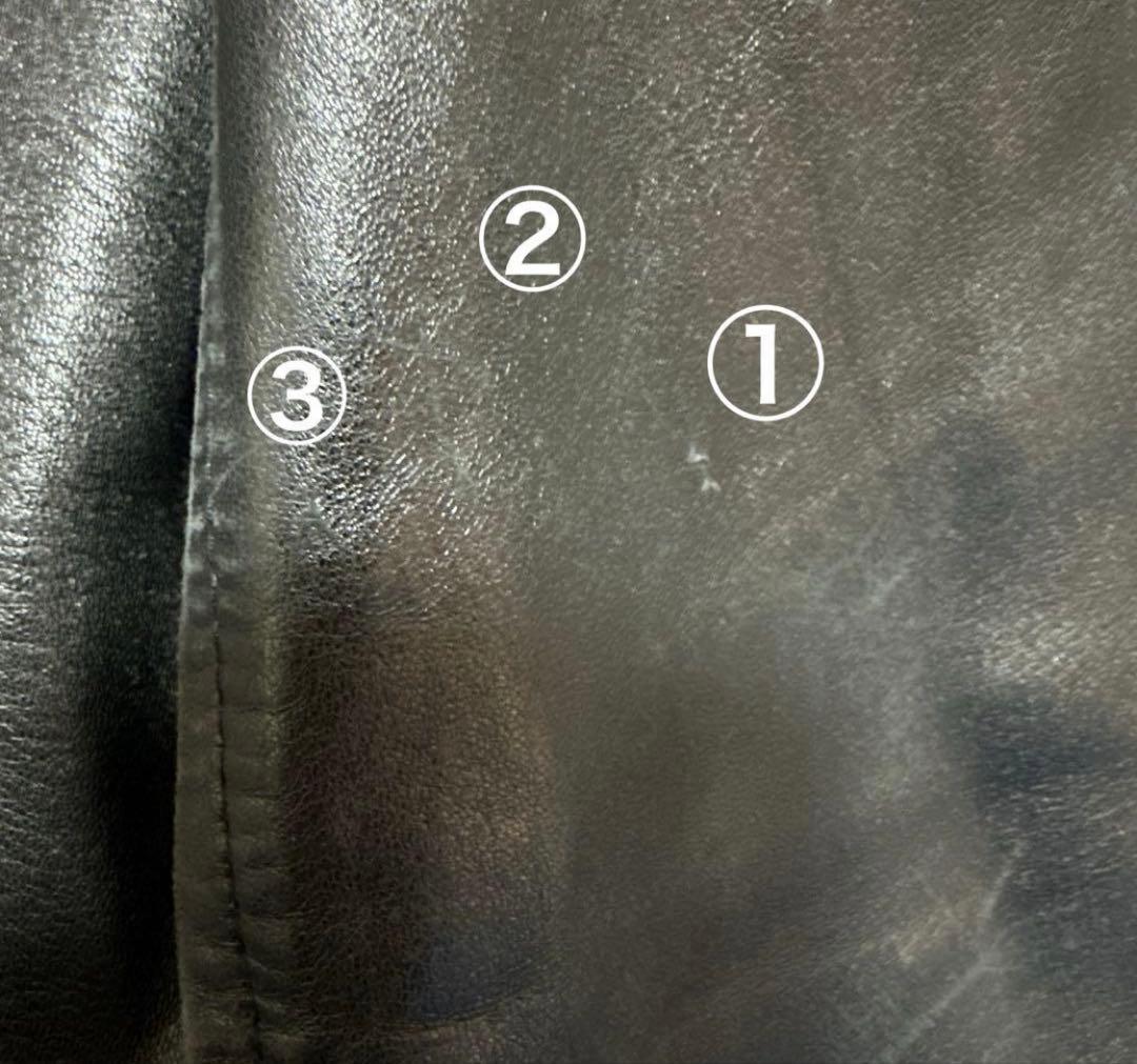 GUCCI レザージャケット　ライダース　本革