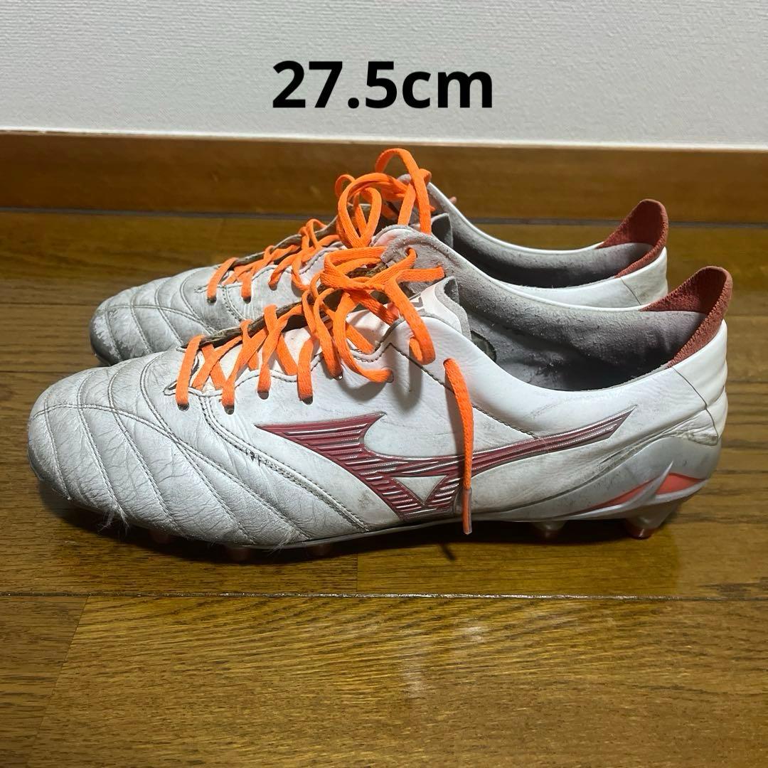 モレリアネオ4 JAPAN 27.5cm ホワイトレッド　白赤限定色