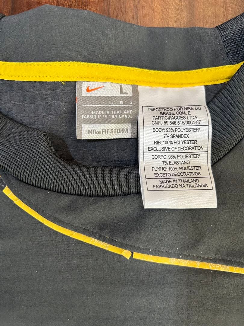 超貴重‼️ブラジル代表•選手支給品ウインドブレーカー・グレー（US−L）