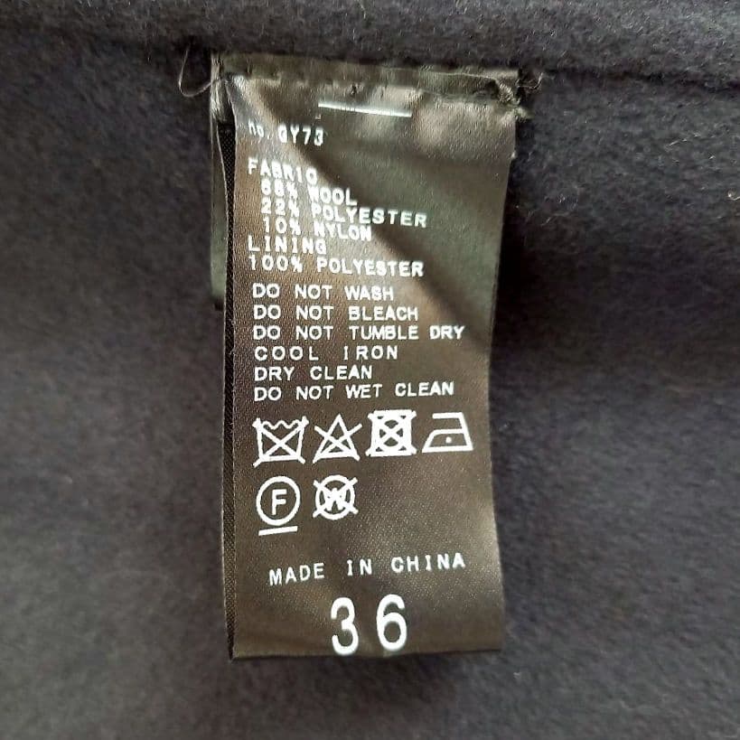 スローブイエナ ハミルトンダブルフェイスフードコート ウールリバー ネイビー