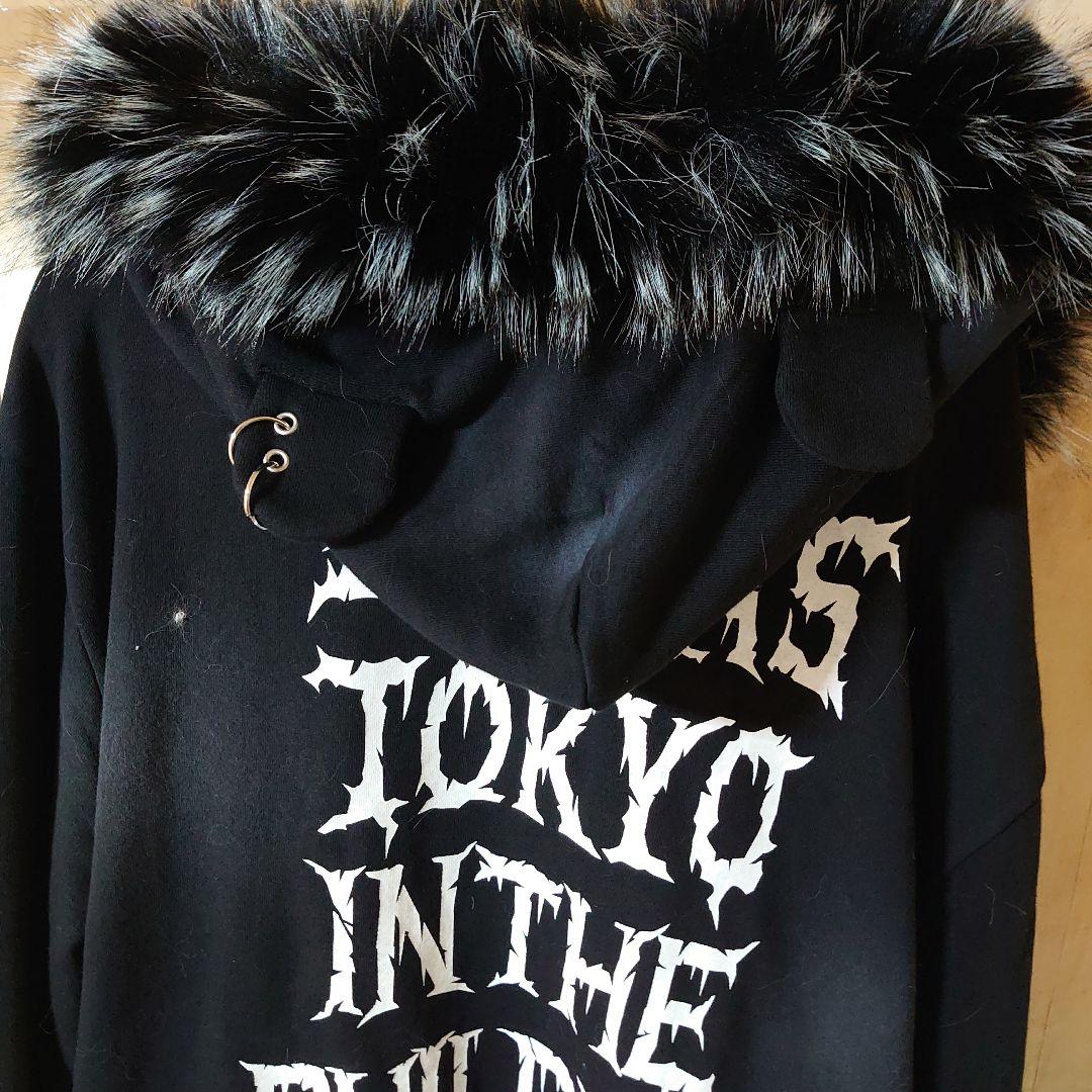 TRAVAS TOKYO ブラックパーカー フリーサイズ