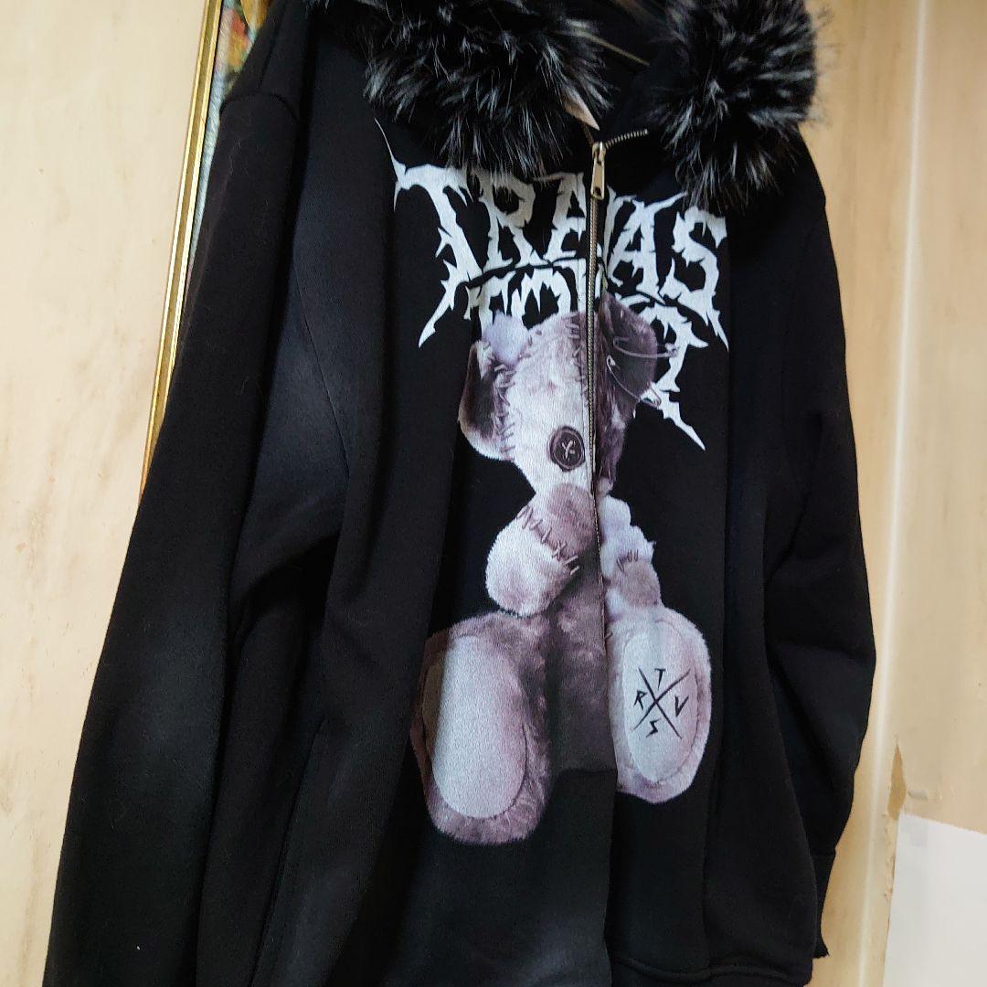 TRAVAS TOKYO ブラックパーカー フリーサイズ