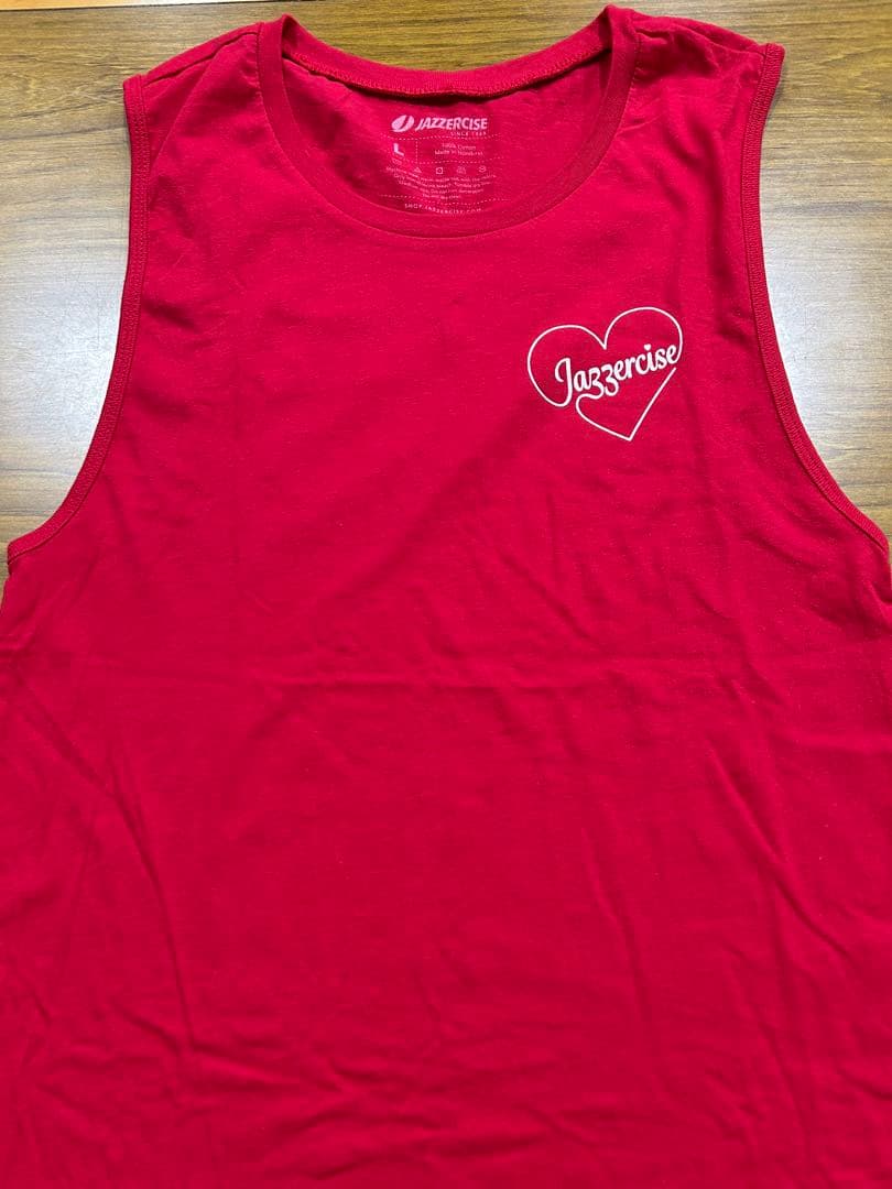 Jazzercise タンクトップ 赤