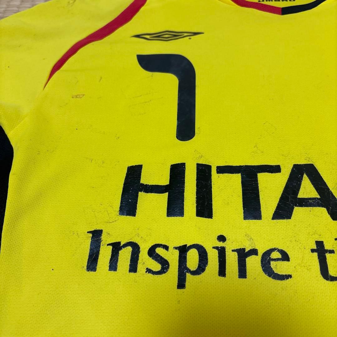 柏レイソル 支給品 ホームユニフォーム No.7 大谷秀和選手umbro