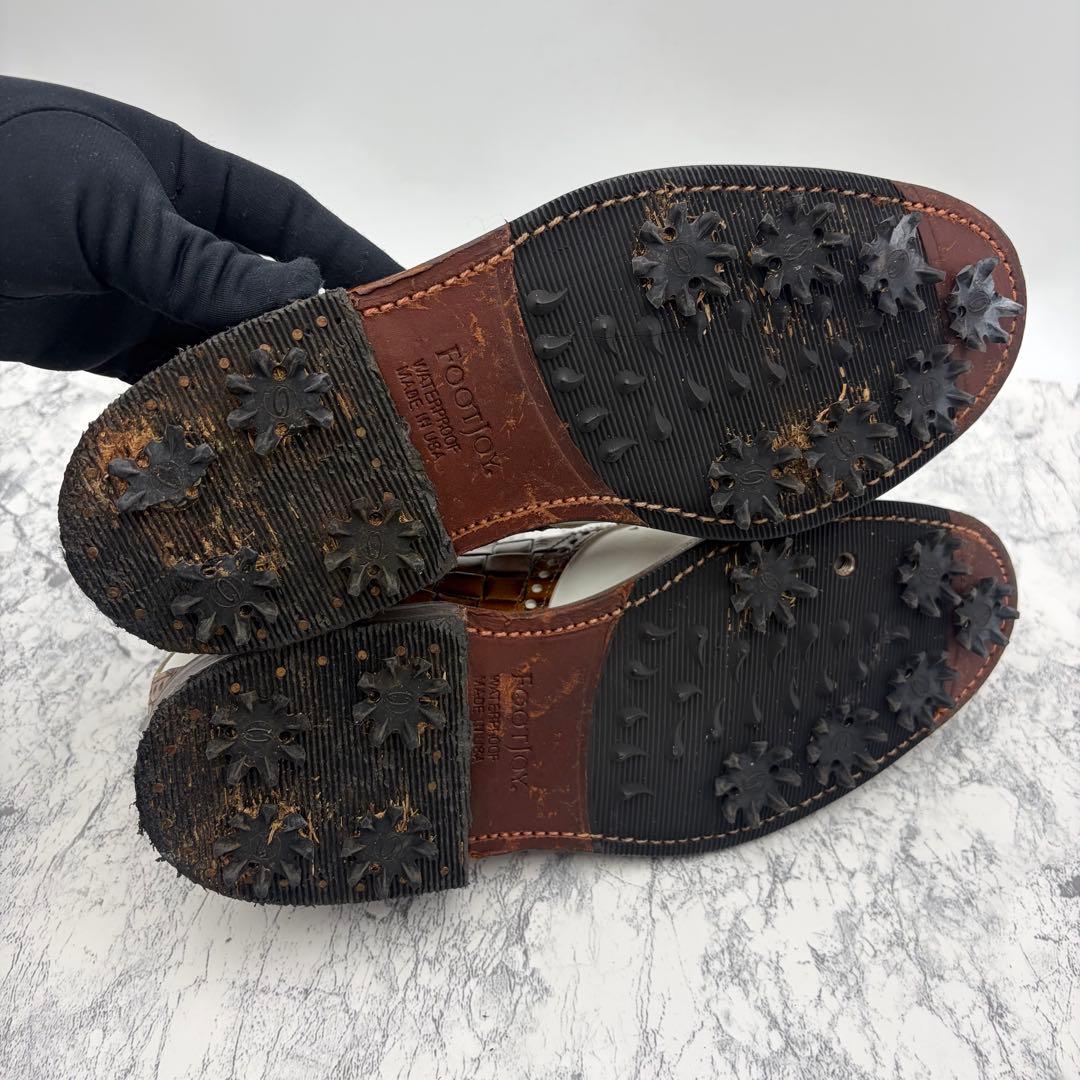 美品✨フットジョイ クラシック ドライ ゴルフシューズ 本革 25cm USA製