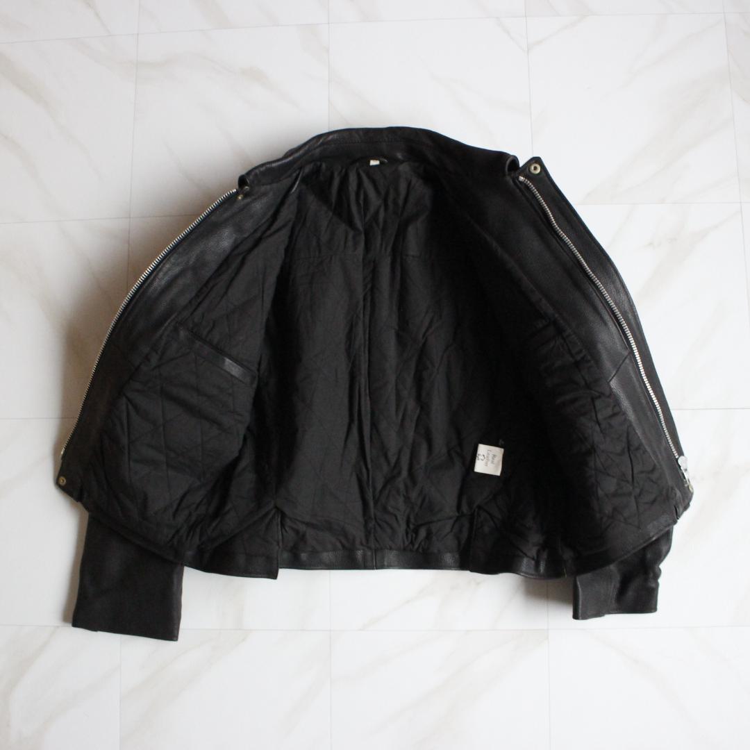 リアルレザージャケット A-2 ブラック 牛革 アジャスター