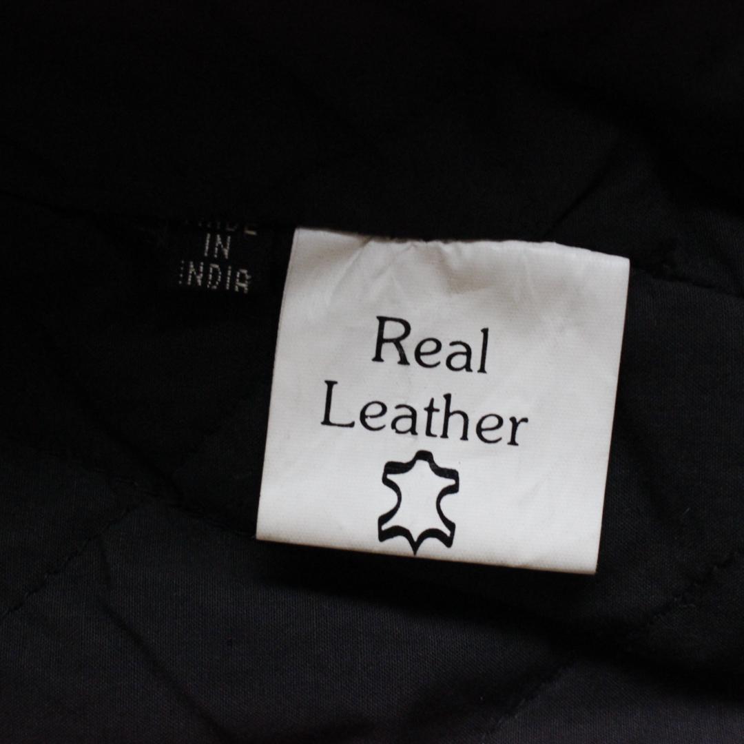 リアルレザージャケット A-2 ブラック 牛革 アジャスター