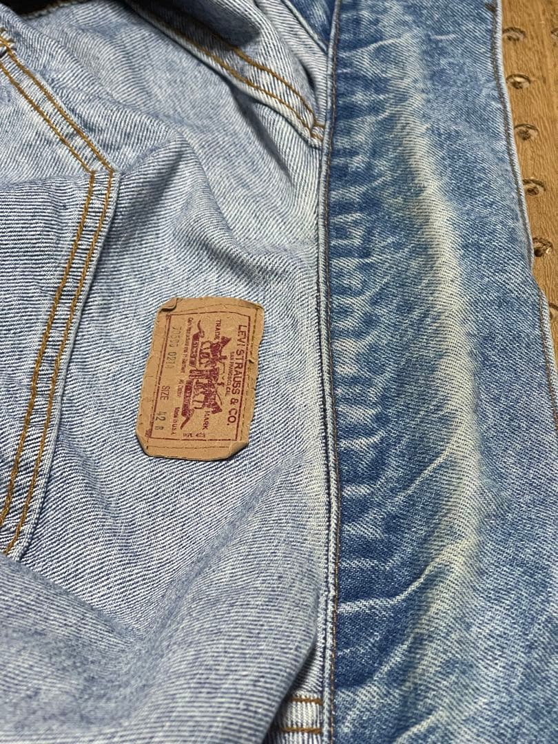 Levi's Gジャン 米国製70506-0214 サイズ42R 刻印725