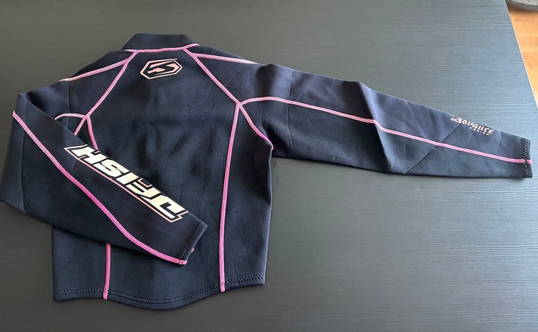 DFISH フルドライスーツ ブラック ピンク