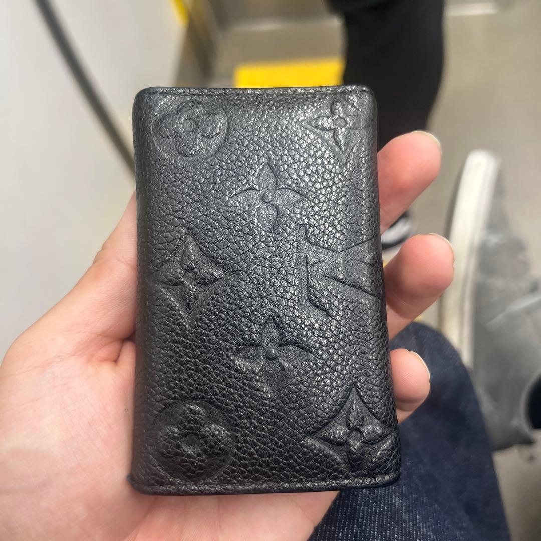 ルイ・ヴィトン ブラックレザー キーケース