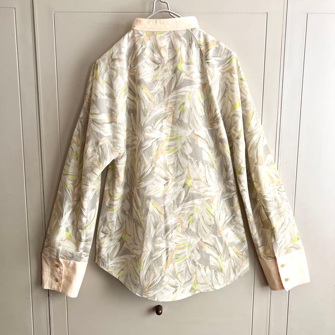 Kagaku様 TODAYFUL トゥデイフル スタンドカラー 総柄シャツ