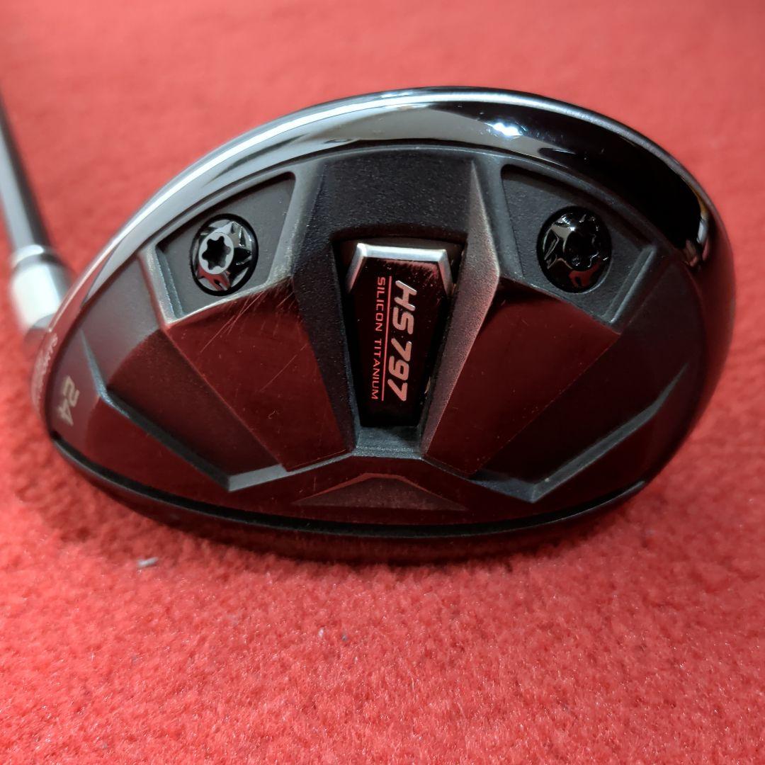 ​CHIP GOLF短尺仕様GIGA HS797ユーティリティ 24/27度2本