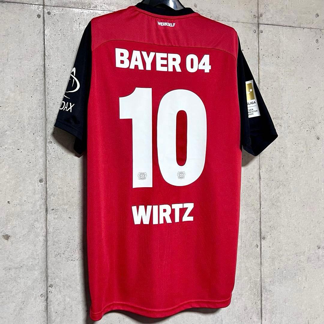 【極美品！】24/25 レバークーゼン ♯10 ヴィルツ【XLサイズ】ホーム