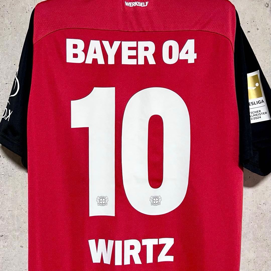 【極美品！】24/25 レバークーゼン ♯10 ヴィルツ【XLサイズ】ホーム