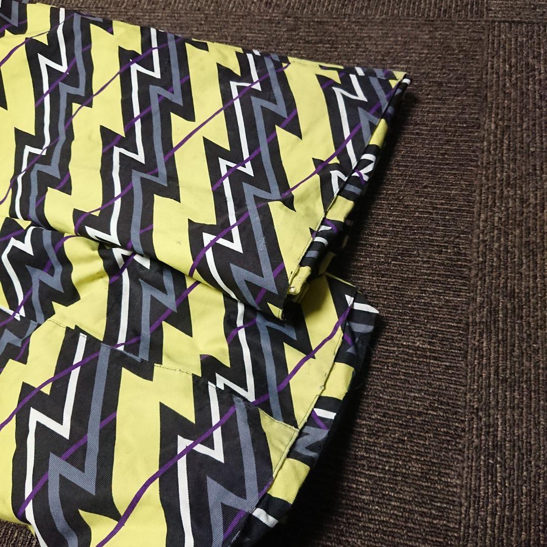 送料無料【GOLDWIN】稲妻柄上下セットアップ L/LL イエロー