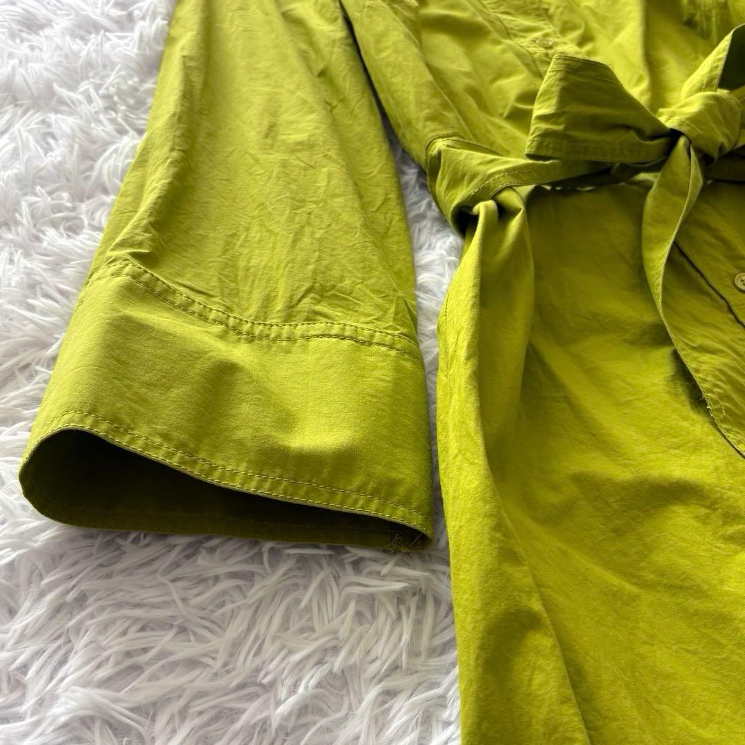 ザラ ワンピース L 大きいサイズ エンブロイダリー リボンベルト 刺繍 長袖