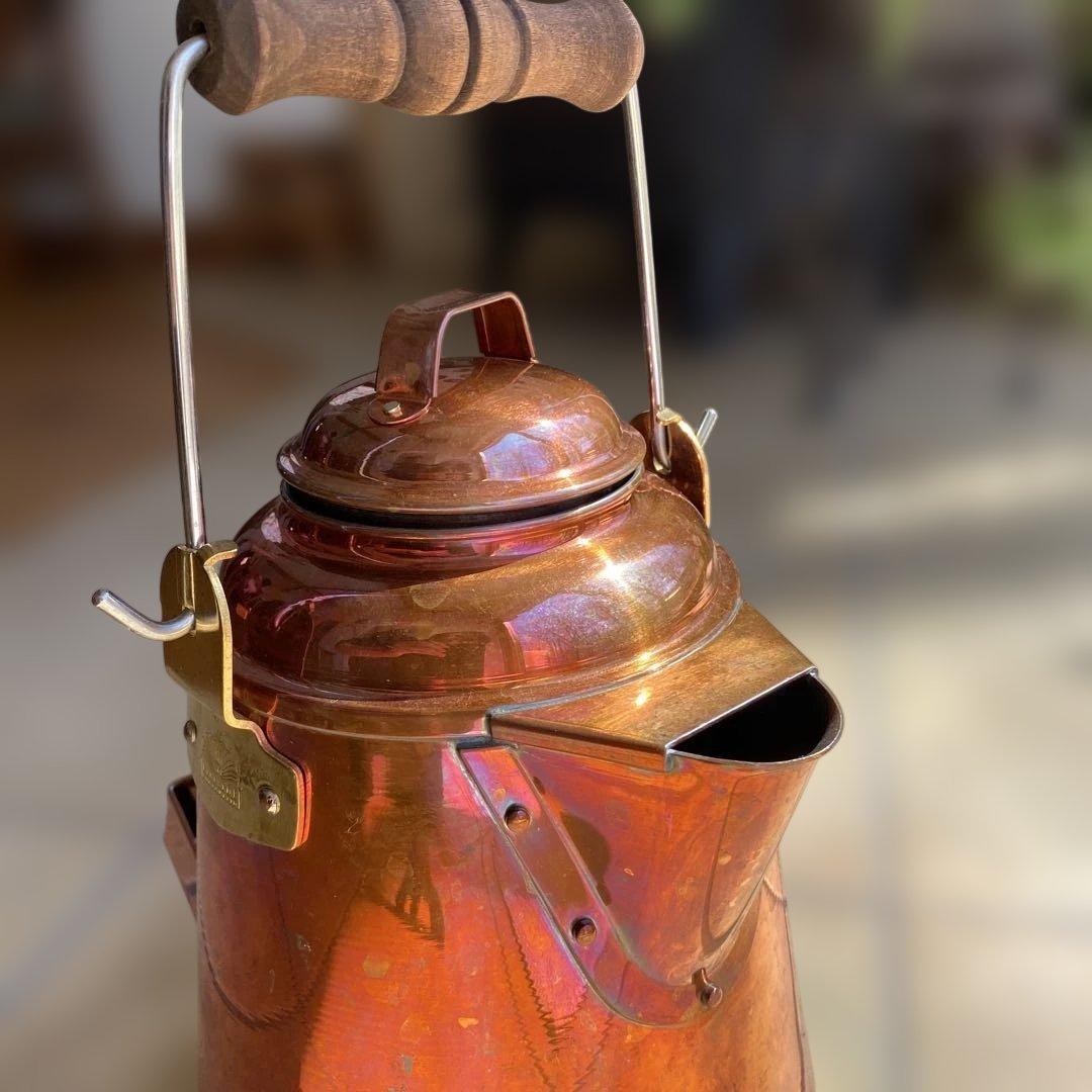 薪ストーブ用銅製ケトル　ファイヤーサイド