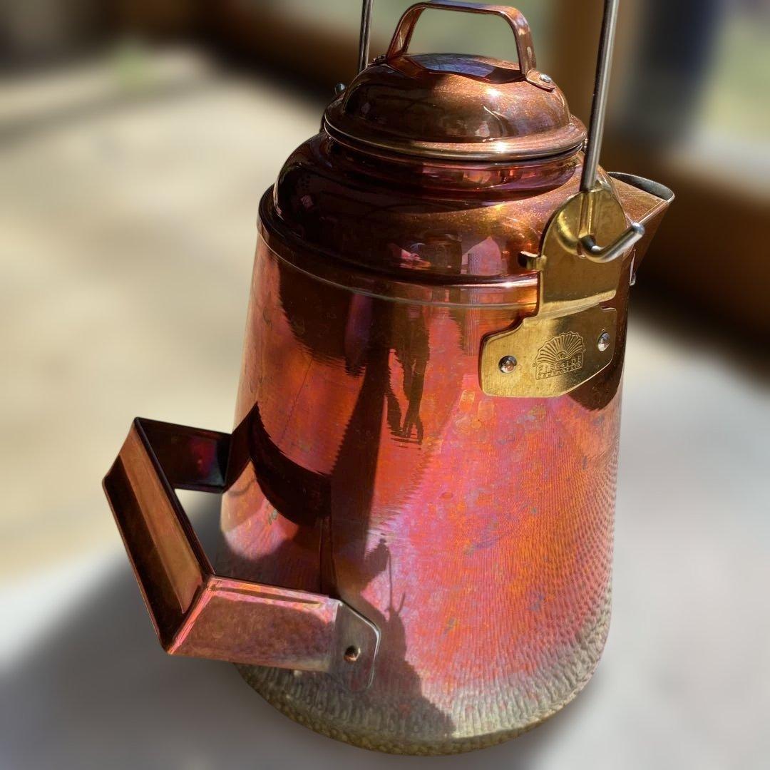 薪ストーブ用銅製ケトル　ファイヤーサイド