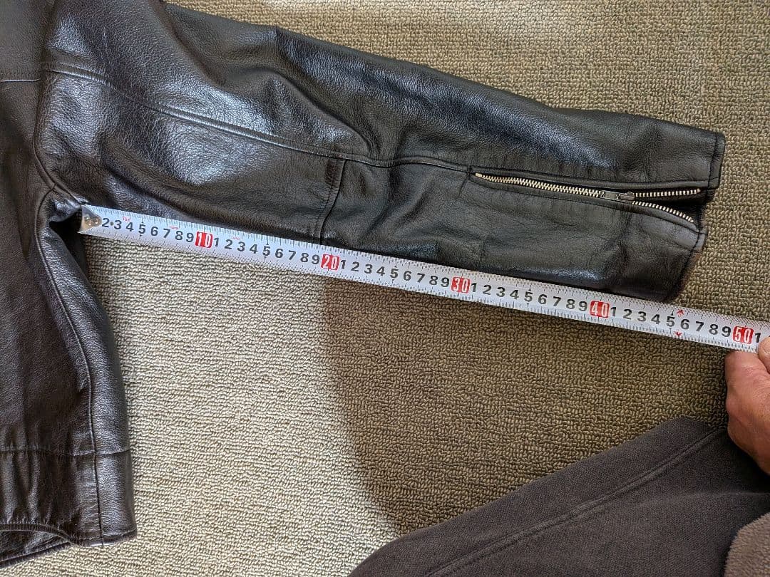 し*ん様 ポールスミスレザージャケット　革ジャン　クロスコンチョカスタム