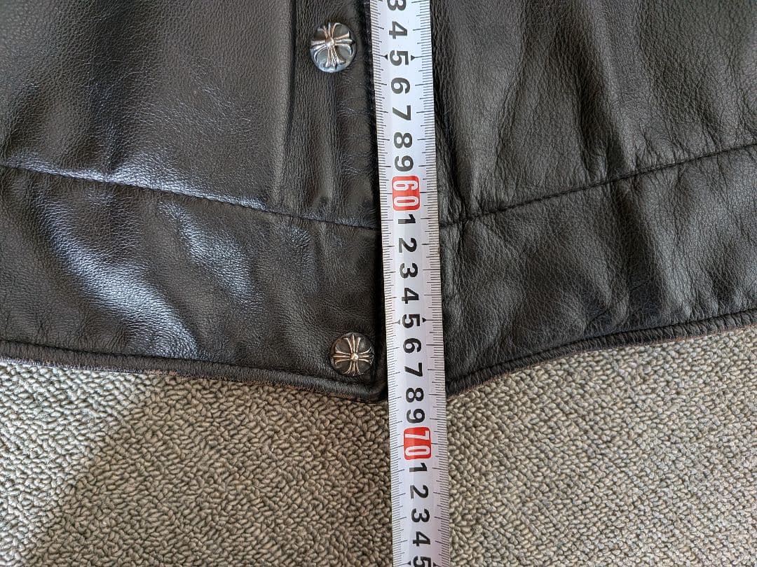 し*ん様 ポールスミスレザージャケット　革ジャン　クロスコンチョカスタム