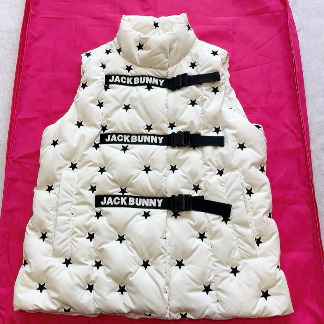 極美品　近年　ジャックバニー　セットアップ　ダウン　ベスト　スカート　星　スター
