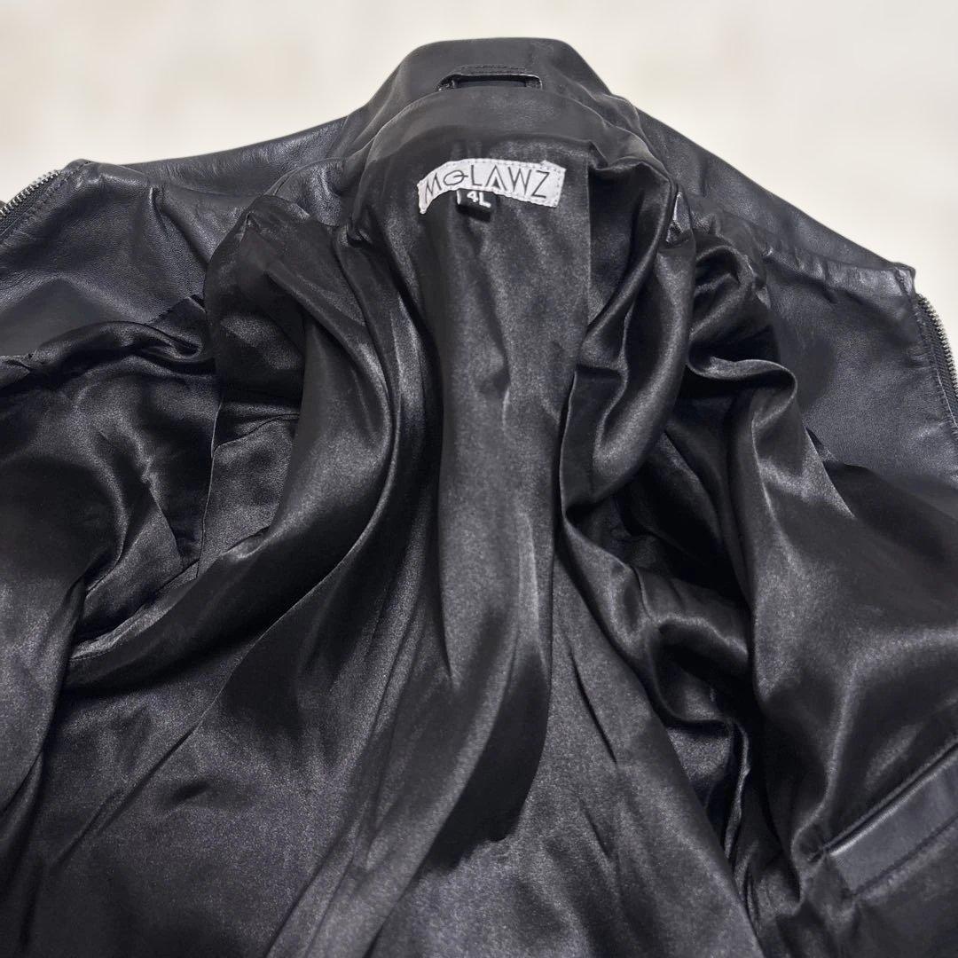 とんぬら 即購入okシングルライダース4L 黒