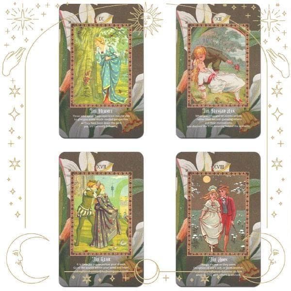 ★絵本画家のビンテージイラスト★Victorian ビクトリア朝タロットカード