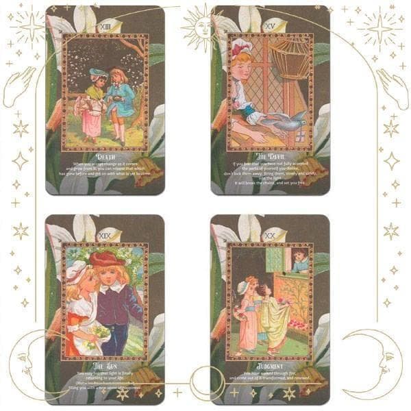 ★絵本画家のビンテージイラスト★Victorian ビクトリア朝タロットカード