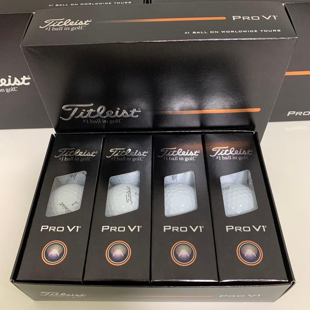 新品！Titleist Pro V1 ゴルフボール 12個入り(3箱)