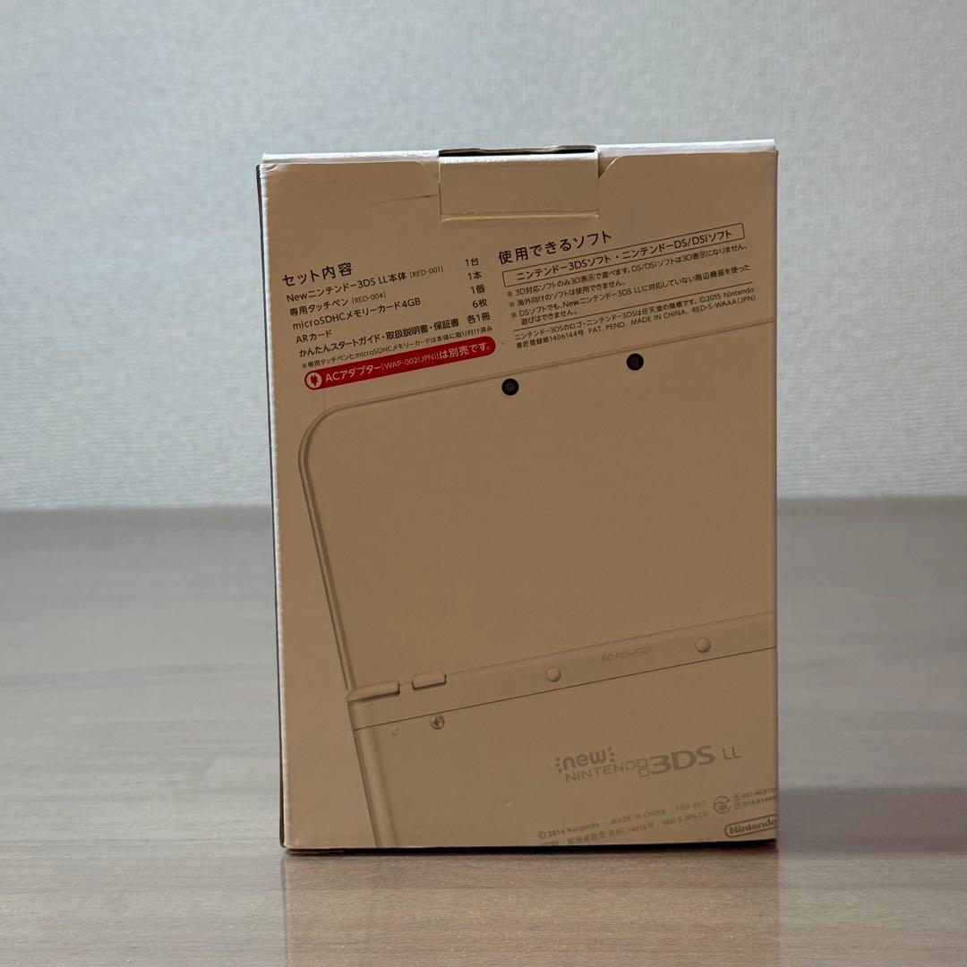 4-176 Newニンテンドー3DS LL パールホワイト 箱付き