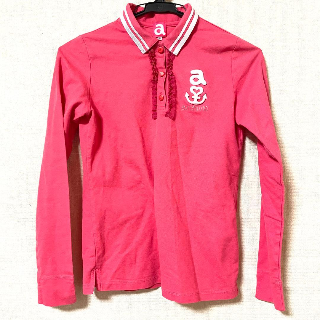 【フォロー割】 美品 アルチビオ レディース 長袖ポロシャツ スパンコール 36