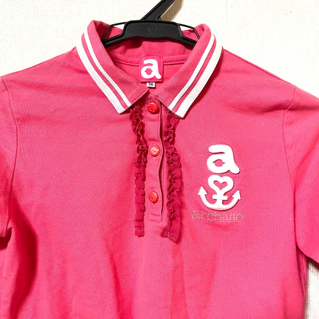 【フォロー割】 美品 アルチビオ レディース 長袖ポロシャツ スパンコール 36