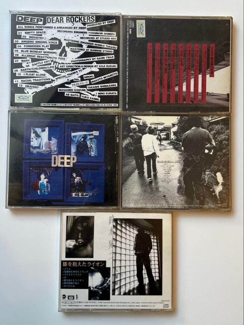 【CD／レアセット】DEEPアルバム4枚+Vo鈴木晃二ソロアルバム 計5点セット
