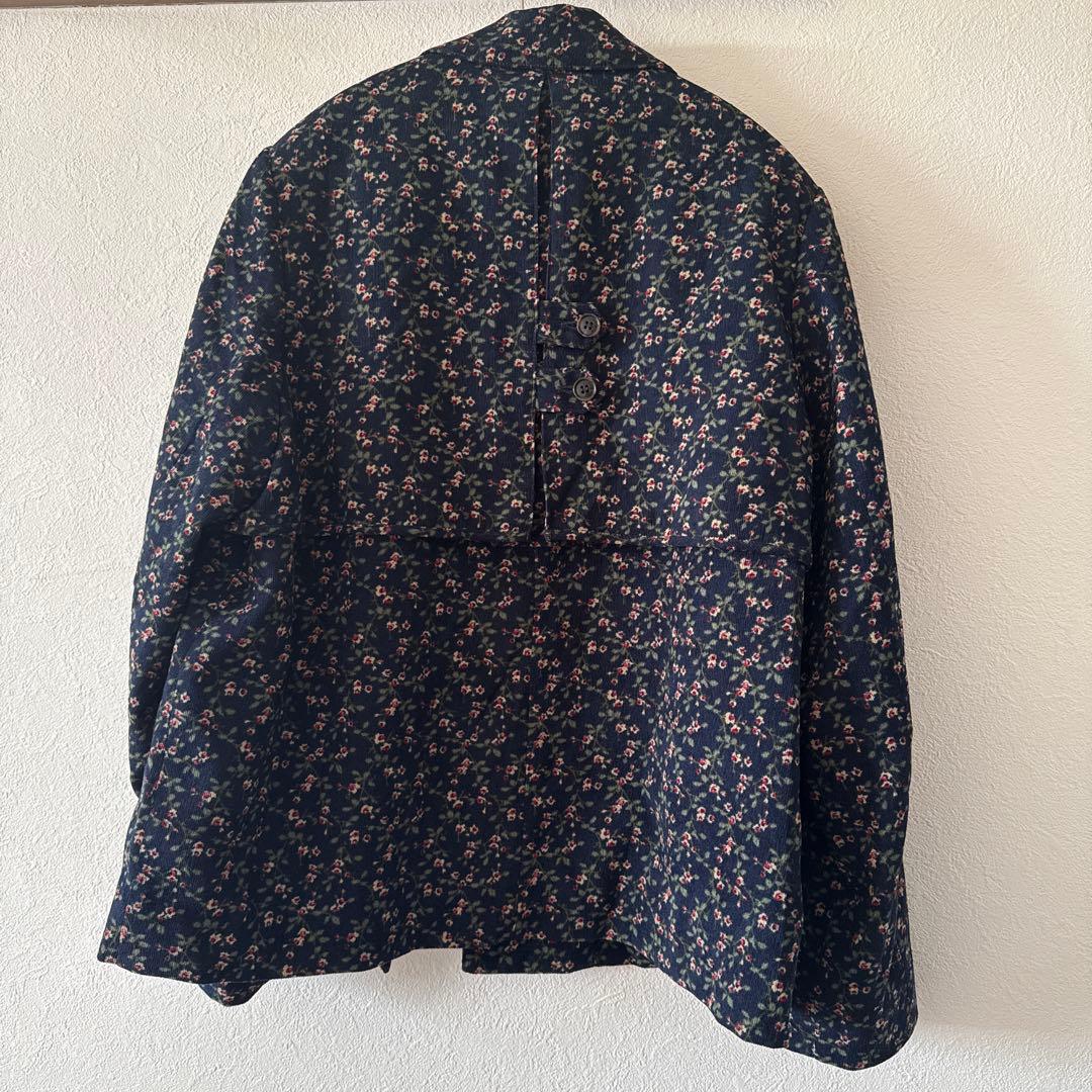アンブレラヨーク 小花柄ジャケット TINA：JOJUN ネイビー