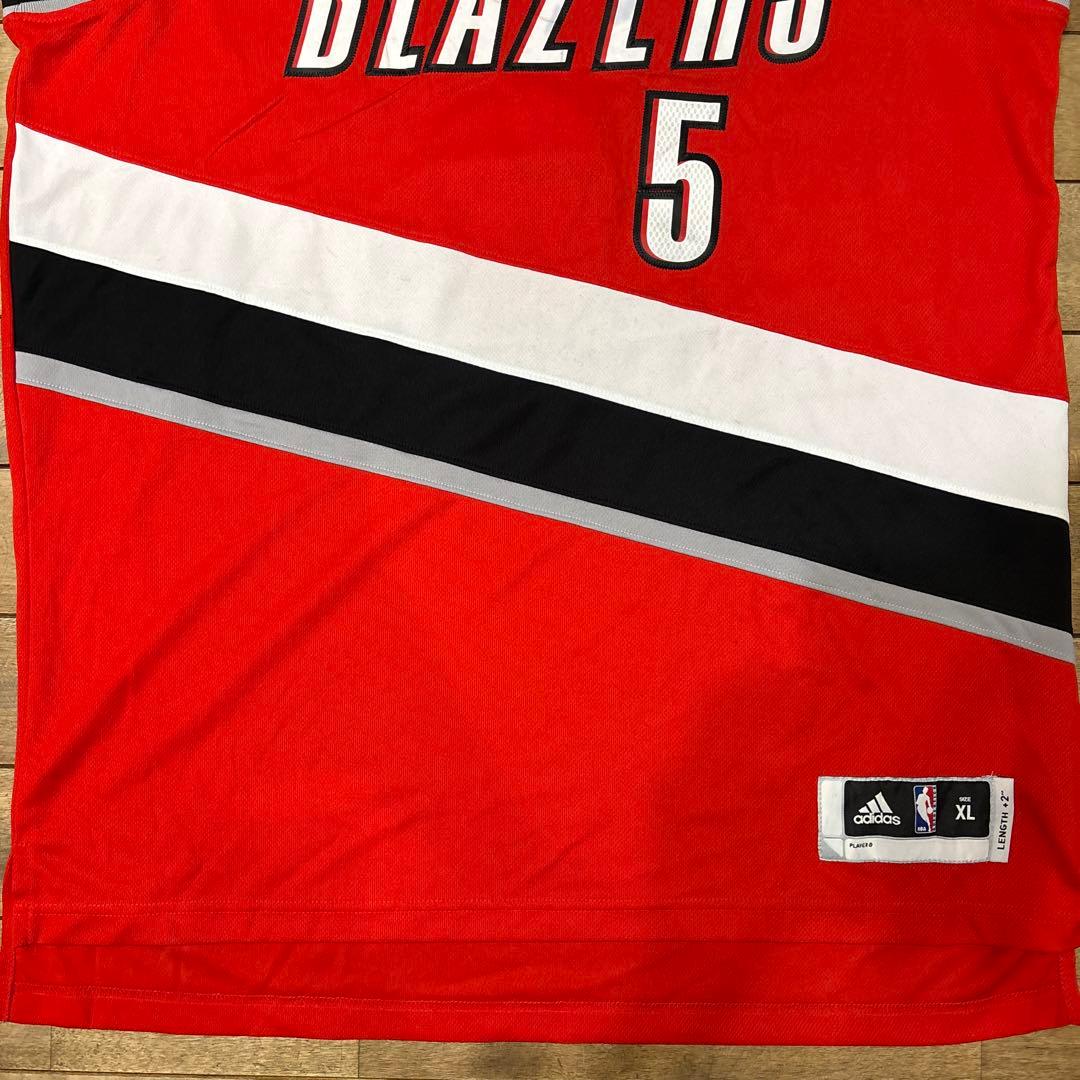 【美品】ポートランド トレイルブレイザーズ ユニフォーム NBAアディダス XL