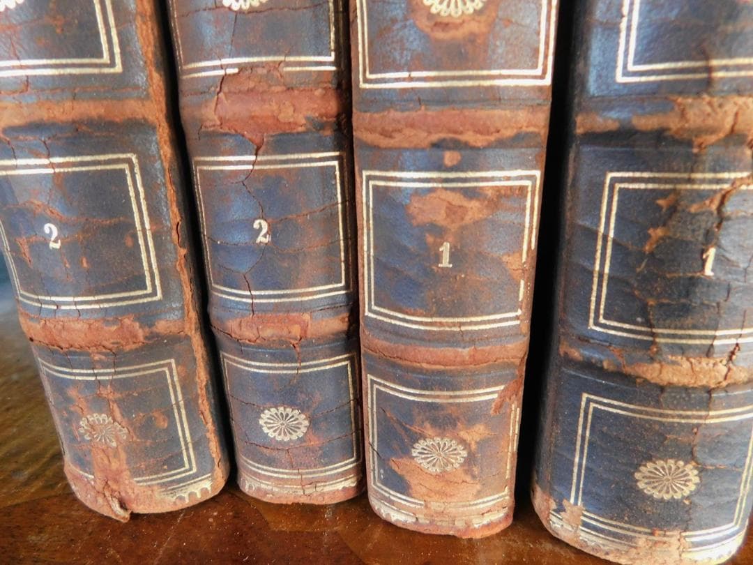 4冊セット.:*゜背表紙が素敵なドイツの古書　20世紀　ディスプレイ　まとめ売り