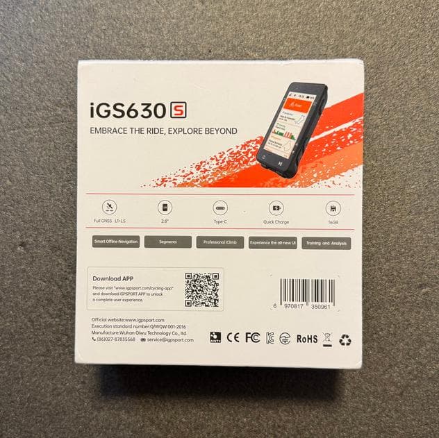 新品未開封【iGPSPORT】iGS630S サイコンセット(ハイグレード仕様）
