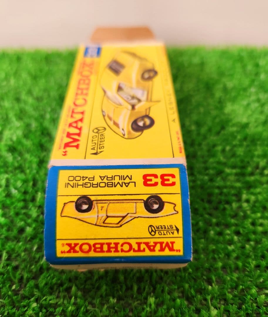 希少品・マッチボックスNo.33ランボルギーニ ミウラ P400 当時物 レトロ