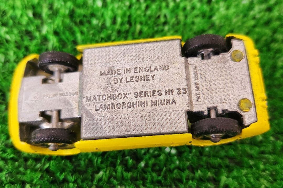 希少品・マッチボックスNo.33ランボルギーニ ミウラ P400 当時物 レトロ