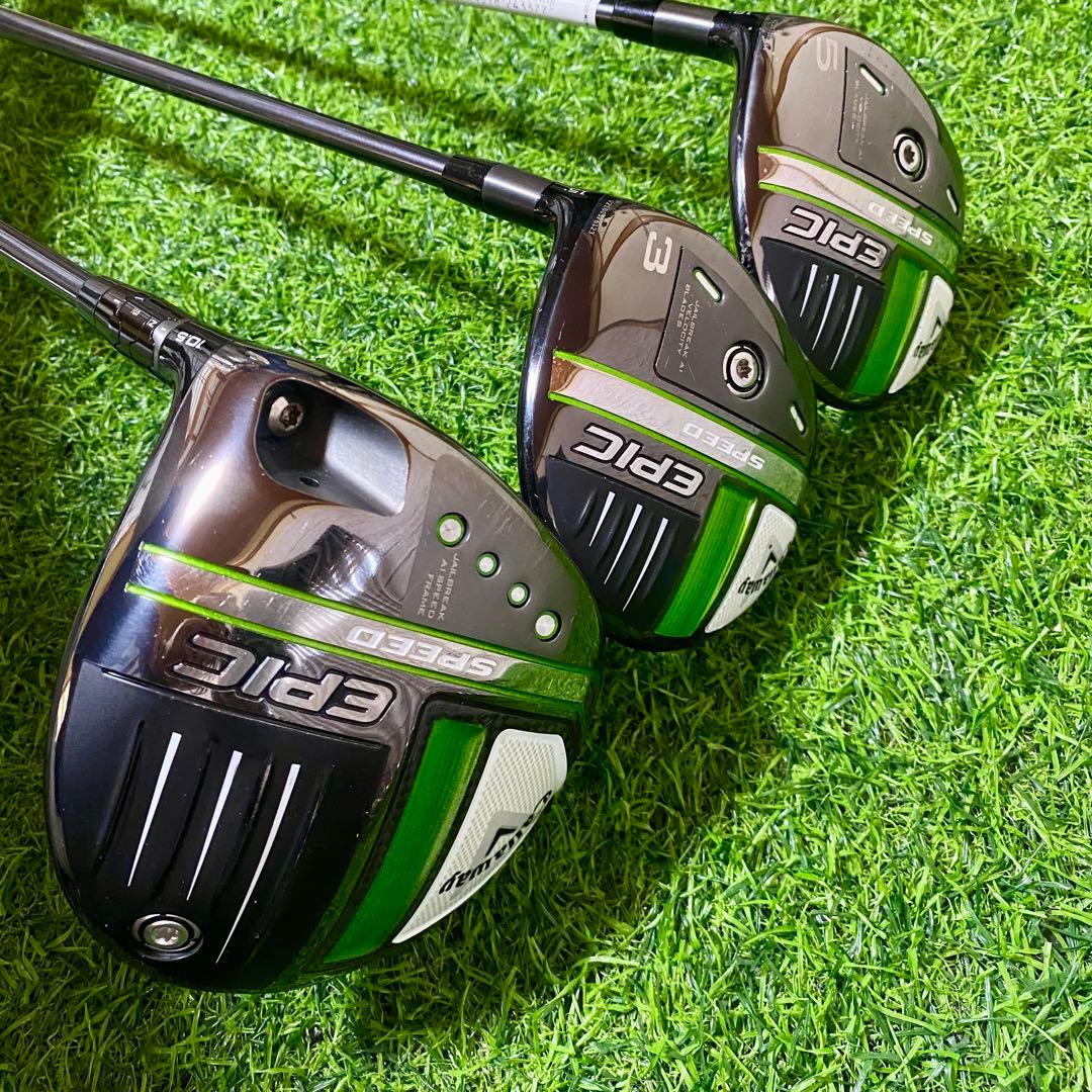 キャロウェイ エピックスピード X20 ゴルフセット 左 11本 レフティ SR