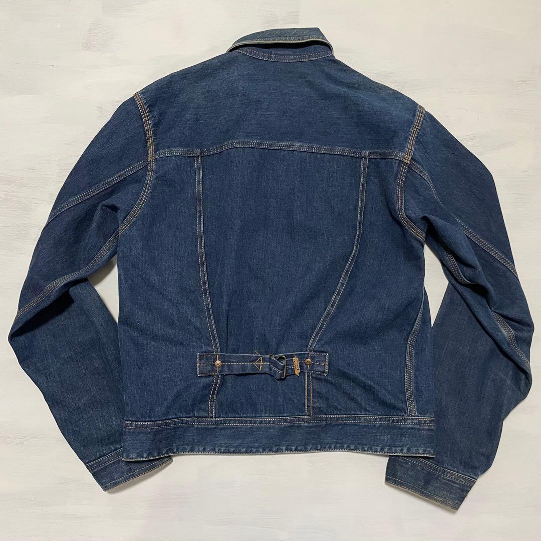レア 白タグ 濃紺 Lee 復刻1st デニムジャケット 1011 cowboy