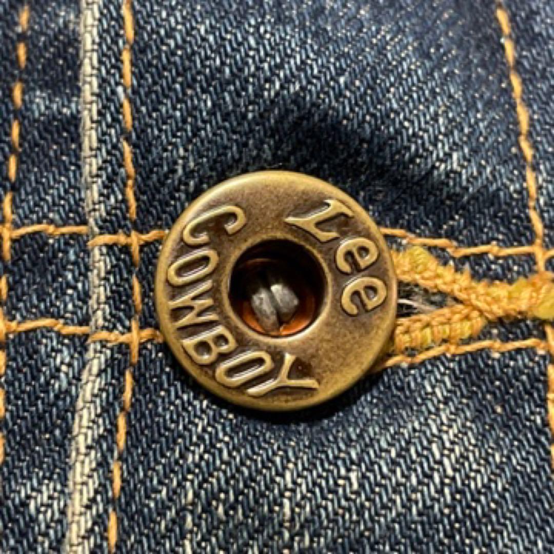 レア 白タグ 濃紺 Lee 復刻1st デニムジャケット 1011 cowboy