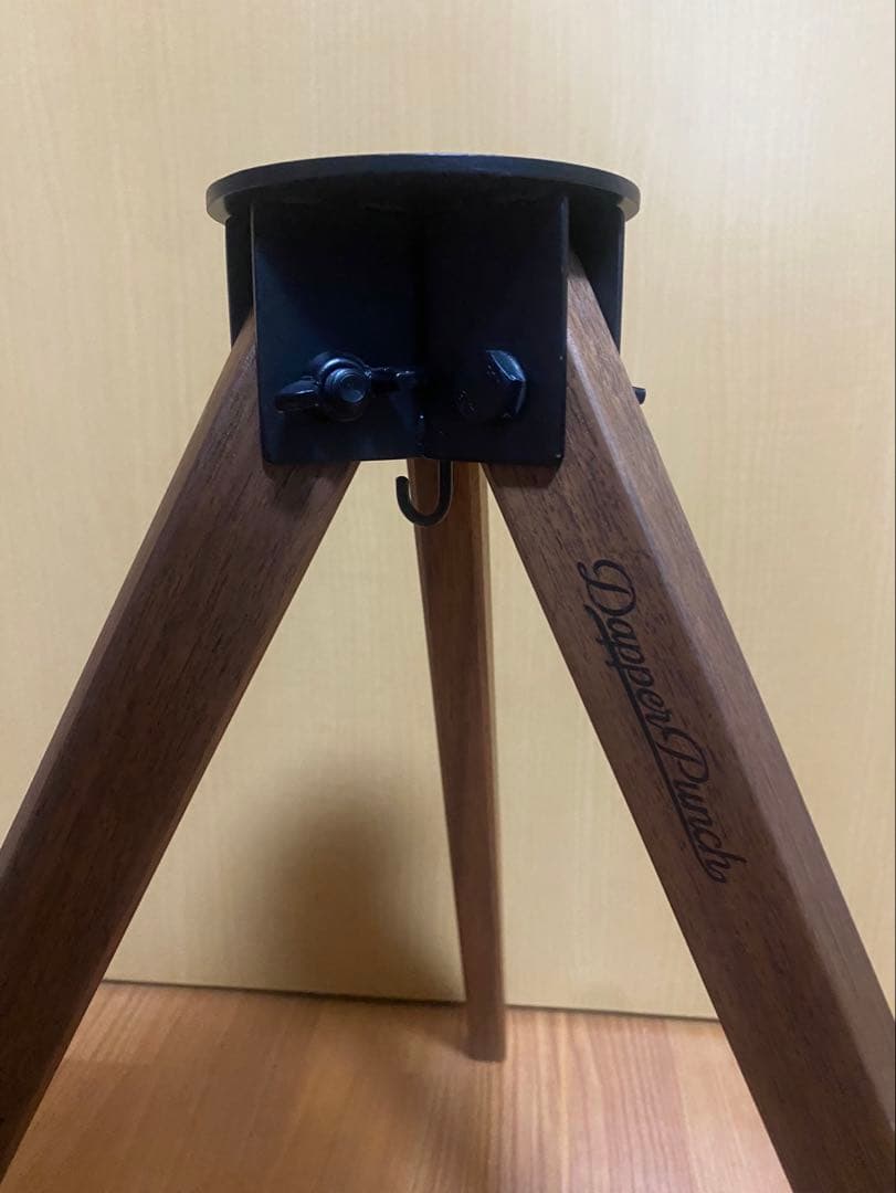 Dapper Punch ダッパーパンチ H385木製三 脚ウォールナット