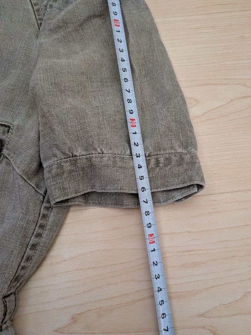 TSUMORI CHISATO オリーブグレー ジャケット麻素材