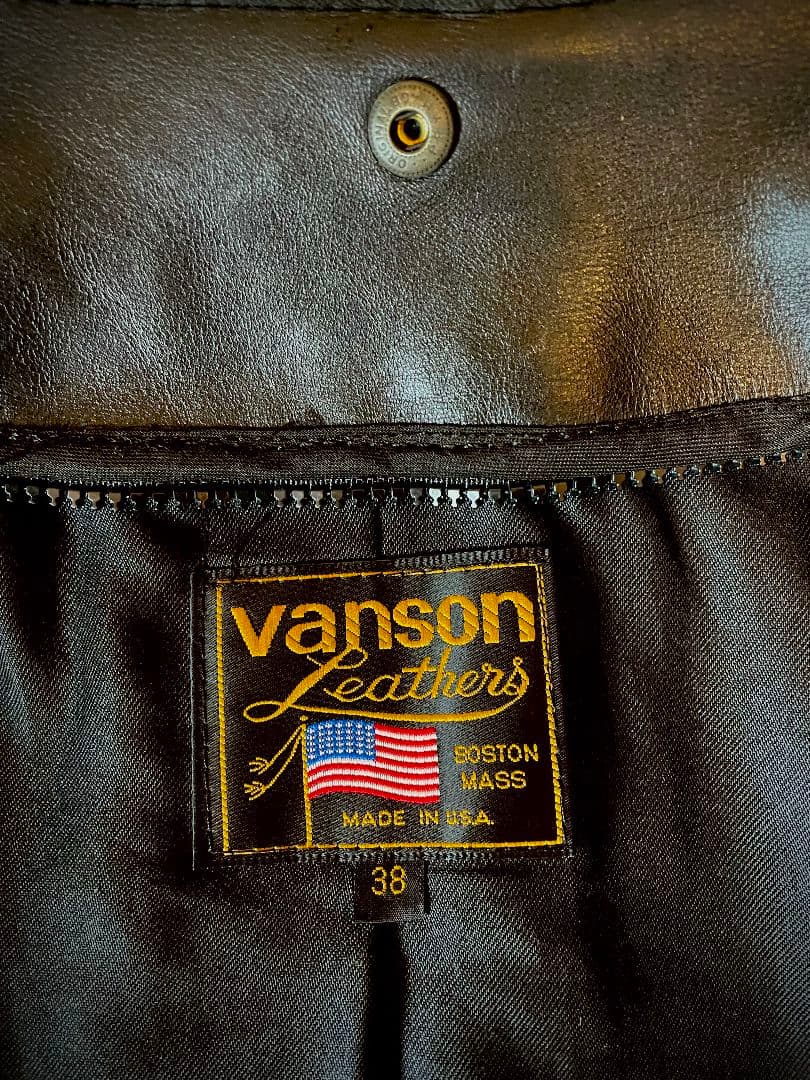 vanson シングルレザージャケット