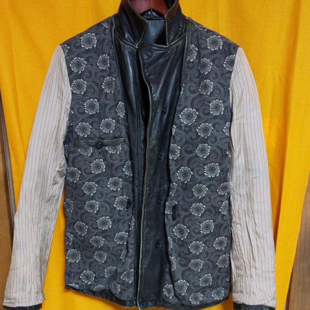 DIESEL M-65ミリタリーレザージャケット